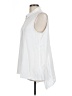 Fever White Sleeveless Button-Down Shirt Size L - photo 5