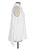 Fever White Sleeveless Button-Down Shirt Size L - photo 4