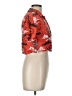Forever 21 Tropical Red Short Sleeve Blouse Size L - photo 4