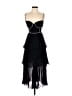 Self-Portrait 100% Polyester Black Cocktail Dress Size 2 - photo 1