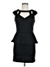 Assorted Brands Solid Black Cocktail Dress Size M - photo 1
