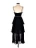 Self-Portrait 100% Polyester Black Cocktail Dress Size 2 - photo 2
