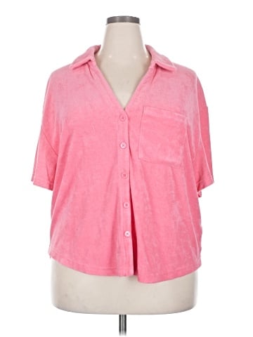 Gap Body Short Sleeve Blouse (view 1)