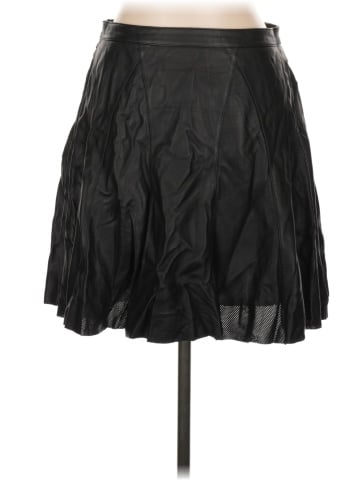 MY TRIBE Leather Skirt (view 2)