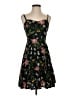 Old Navy 100% Rayon Floral Black Cocktail Dress Size S - photo 1
