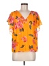Joie Orange Short Sleeve Blouse Size M - photo 1