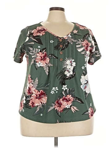 Emery Rose Short Sleeve Blouse (view 1)