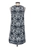 Ann Taylor LOFT 100% Polyester Print Blue Casual Dress Size XS - photo 2