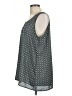 Pleione 100% Polyester Teal Sleeveless Top Size L - photo 5