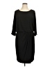 Marina Solid Black Cocktail Dress Size 16 - photo 1