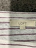 Ann Taylor LOFT Stripes Gray Short Sleeve Top Size S - photo 7