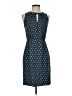 J.Crew 100% Viscose Polka Dots Blue Cocktail Dress Size 0 - photo 1
