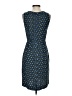 J.Crew 100% Viscose Polka Dots Blue Cocktail Dress Size 0 - photo 2