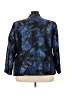 Kasper 100% Polyester Floral Blue Blazer Size 22 - photo 2
