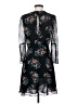 Zara Basic Floral Black Cocktail Dress Size XS - photo 2
