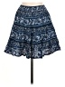 Blue Rain 100% Rayon Paisley Blue Casual Skirt Size M - photo 2