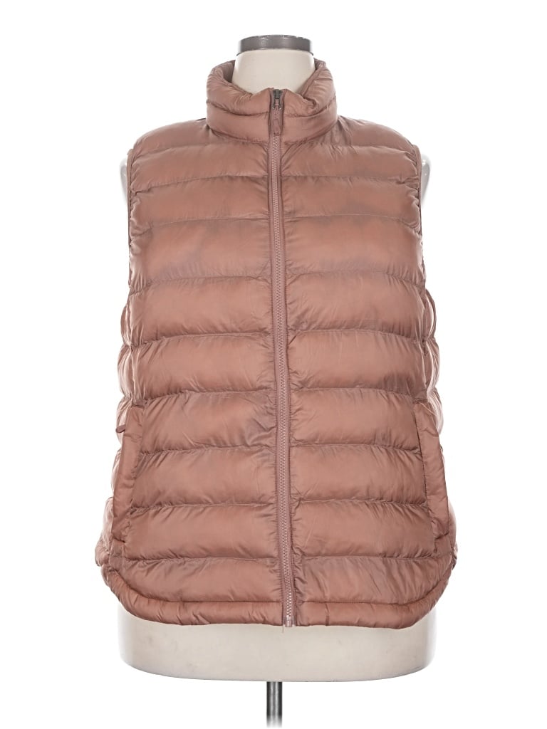 Pre-owned 32 Degrees Vest In Brown