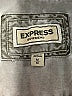 Express Solid Gray Long Sleeve Button-Down Shirt Size M - photo 7