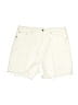 On 34th Solid Ivory Shorts Size 14 - photo 1