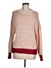 Mango 100% Polyester Color Block Pink Pullover Sweater Size M - photo 1