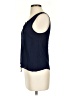 Everly 100% Rayon Blue Sleeveless Blouse Size S - photo 5