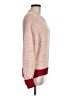Mango 100% Polyester Color Block Pink Pullover Sweater Size M - photo 4
