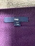 Gap Solid Purple Pullover Sweater Size XS - photo 7