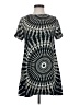 Darah Dahl 100% Polyester Graphic Gray Casual Dress Size S - photo 1