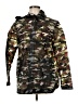 Zara Basic 100% Polyurethane Camo Green Raincoat Size M - photo 1