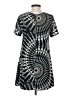 Darah Dahl 100% Polyester Graphic Gray Casual Dress Size S - photo 2