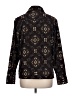 La Cabana Paisley Black Long Sleeve Blouse Size L - photo 2