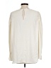 Ann Taylor 100% Polyester Ivory Long Sleeve Top Size L - photo 2