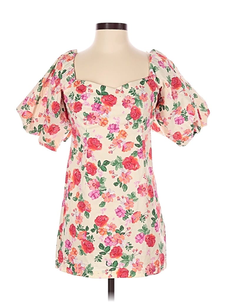 Pre-owned Zara Casual Dress In Pink