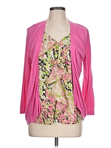 August Silk Cardigan (view 1)