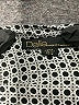 dalia 100% Rayon Houndstooth Gray Long Sleeve Blouse Size S - photo 7
