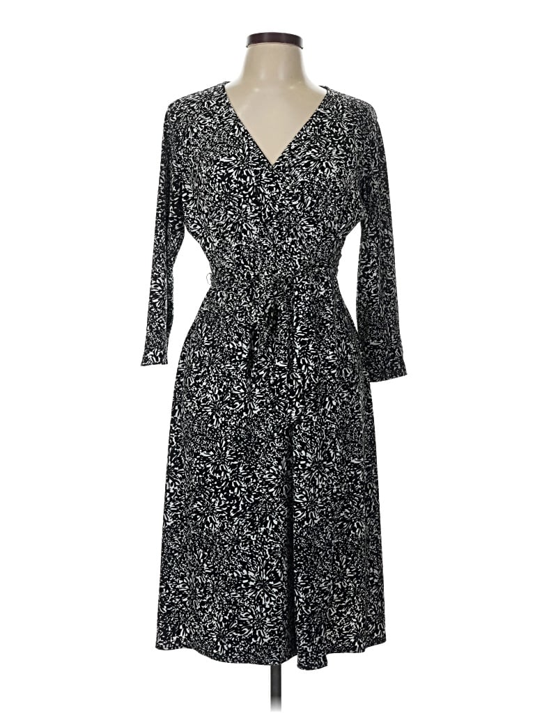 Pre-owned Briggs New York Casual Dress In Black