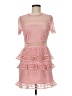 INA 100% Polyester Pink Cocktail Dress Size M - photo 1