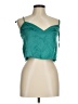 WeWoreWhat Teal Sleeveless Blouse Size M - photo 1