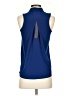 Nike 100% Polyester Blue Sleeveless Blouse Size XS - photo 2