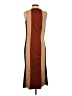 Unbranded Color Block Brown Casual Dress Size S - photo 2