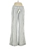Jolt Stripes Silver Linen Pants Size 5 - photo 1