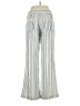 Jolt Stripes Silver Linen Pants Size 5 - photo 2