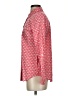 Madison 100% Cotton Hearts Red Long Sleeve Blouse Size XS - photo 5