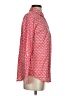 Madison 100% Cotton Hearts Red Long Sleeve Blouse Size XS - photo 4