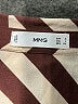 MNG 100% Viscose Stripes Brown Sleeveless Button-Down Shirt Size 4 - photo 7