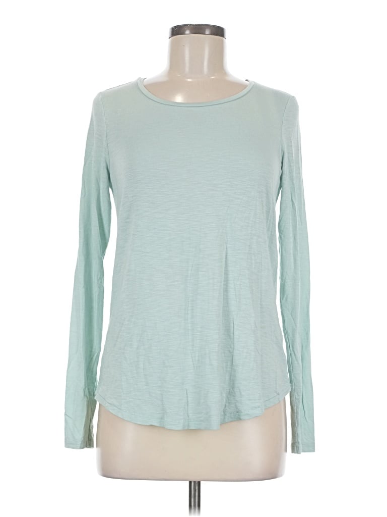 Pre-owned Aerie Long Sleeve T-shirt In Teal