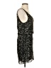 Alice + Olivia 100% Polyester Metallic Silver Cocktail Dress Size 2 - photo 4