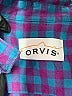 Orvis Checkered-gingham Blue Long Sleeve Button-Down Shirt Size M - photo 7