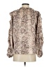 THML 100% Polyester Brown 3/4 Sleeve Blouse Size S - photo 2