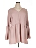 Halogen 100% Polyester Pink 3/4 Sleeve Blouse Size XL - photo 1